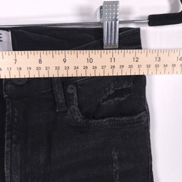 NWT AGOLDE SOPHIE HighRise Skinny Crop Temple Jeans Distressed A018C-844 Size 26 - Picture 9 of 16